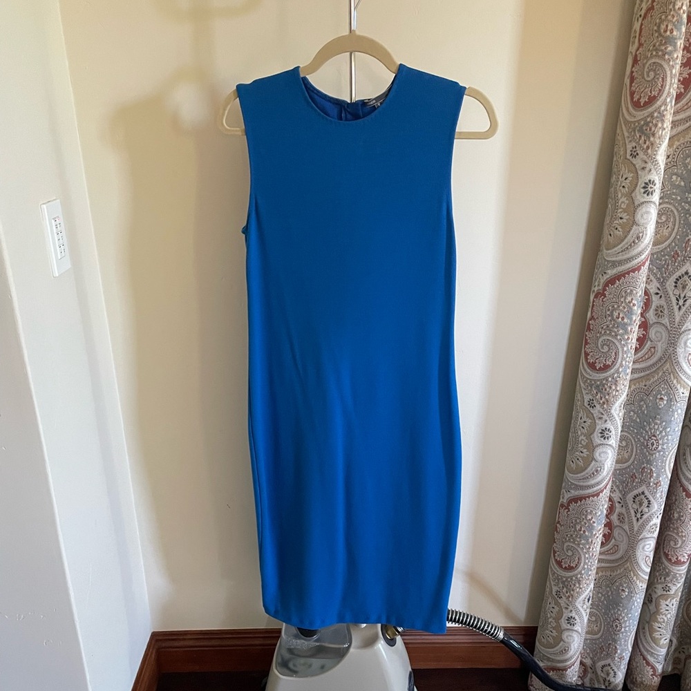 Vince Electric Blue Sheath Dress